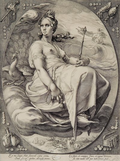 Juno (from the Four Deities) by Hendrik Goltzius